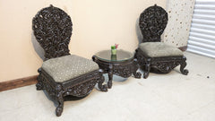 Vintage Pair Of Peri Chairs With Table