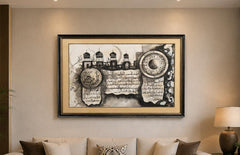 Wall Mounted Hand Painting