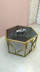 L-SHAPE SOFA SET WITH CENTRE TABLE