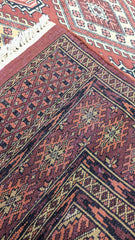 Vintage PAK Jaldar Hand Knotted Carpet
