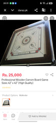 Wooden Carrom Board
