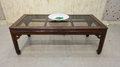 Solid Sheesham Wood Center Table Set