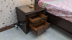 Queen Size Bed with 2 Side Tables