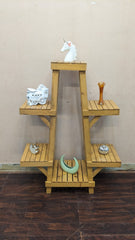Pure Wooden Display Shelf