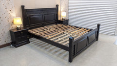 King Size Bed With 2 Side Tables