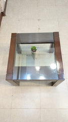 100% Solid Sheesham Wood Corner Table