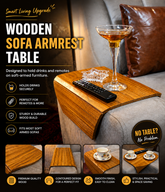 Brand New Wooden Sofa Armrest Table