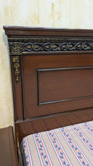 Elegant Sheesham Wood king Size Bed with 1 side table