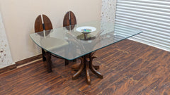 Solid Sheesham Wood 6 Seater Dining Table