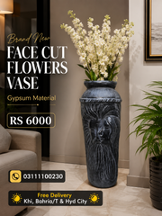 Brand New Cut Face Flowers Vase