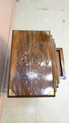 Solid Sheesham Wood Nesting Table