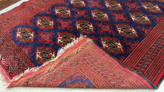 ✨Afghan Bokhara ✨ Hand Knotted Carpet