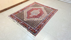 Vintage Persian Bidjar Hand Knotted Carpet