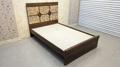 Twin Size Bed with Dura Foam Mattress