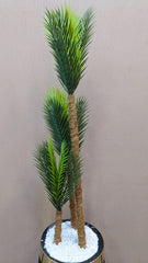 New Artificial Decorative Planter Palm Foliage