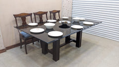 Solid Sheesham Wood 8 Seater Dining Table