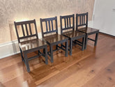 4 Wooden Chairs