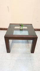 100% Solid Sheesham Wood Corner Table