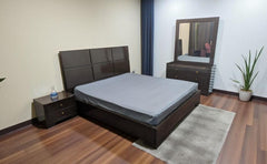 King Size Bed with 1 Side Table and Dressing Table