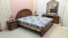Sheesham Wood And Ply King Size Bed Set
