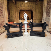 Antique Maharaja Pair Of Single Sofa Chairs