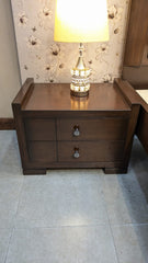 Pair Of Single Beds with 2 Side Tables
