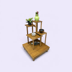 BRAND NEW BEAUTIFUL MULTI-LEVEL WOODEN DISPLAY STAND 🌿