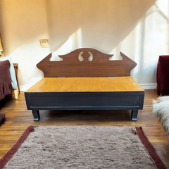 Sheesham Wood 2 Seater Storage Seattee