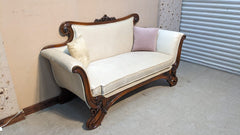 Solid Sheesham Wood 2 Seater Divan