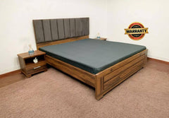 New King Size Bed with 2 Side Tables