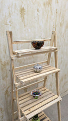 Brand New Pure Wooden Foldable Display Shelf