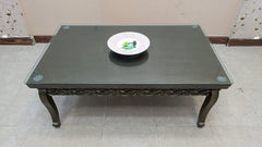 Sheesham Wood and Ply Wood Center and Side Tables Set