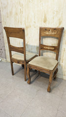 Solid Sheesham Wood 6 Seater Dining Table
