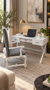 Writing desk with chair