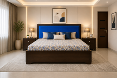 King Size Bed With 2 Side Tables