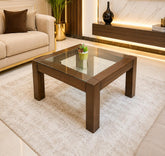 100% Solid Sheesham Wood Corner Table