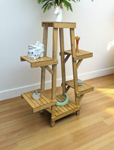 Pure Wooden Display Shelf