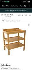 Imported Wooden Baby Changing Table