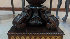 Solid Sheesham Wood 6 Seater Round Dining Table