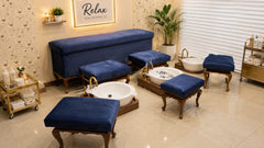 Pedicure set Bech & 4 Stool