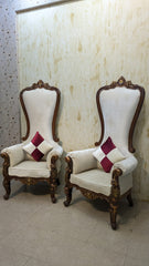 High back chair