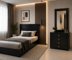 Twin Size Bed With Dressing Table