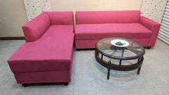 6 Seater L Shape Sofa Set
