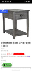 Imported American Ashley Furniture borlofeild Pair of Corner Table