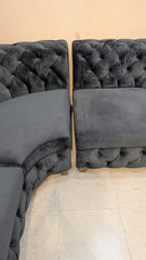 Modern Design 6 Seater L Shape Sofa Set