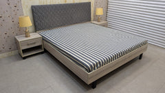 Habitt King Size Bed With 2 side tables
