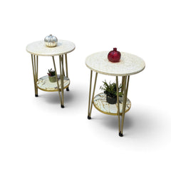 Brand New Pair Of Corner Tables