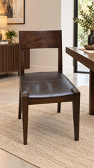 Solid sheesham wood room chair