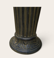 BRAND NEW DECORATIVE PEDESTAL WITH FIGURINE
