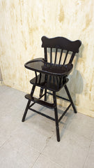 Imported Vintage Solid Sheesham Wood Baby High Chair